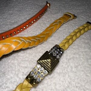 Three bracelets!